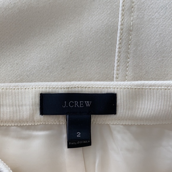 J Crew cream pencil skirt - Picture 4 of 6